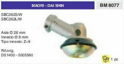 COPPIA CONICA DECESPUGLIATORE MAORI DAI SHIN ZAINO SBC 262 ASTA Ø 26