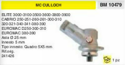 241426 COPPIA CONICA DECESPUGLIATORE McCULLOCH ELITE CABRIO EUROMAC ASTA Ø 25