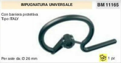 MANICO IMPUGNATURA DECESPUGLIATORE UNIVERSALE TIPO ITALY PER ASTE Ø 26 mm