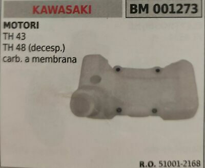 510012168 SERBATOIO BENZINA DECESPUGLIATORE KAWASAKI TH43 TH48 TH 43 48 MEMBRANA