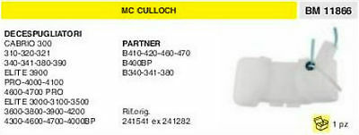 241541 SERBATOIO DECESPUGLIATORE McCULLOCH CABRIO 300 310 320 ELITE PRO PARTNER