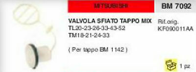 VALVOLA SFIATO tappo SERBATOIO MITSUBISHI TL 20 23 26 33 43 52 TM 18 21 24 33