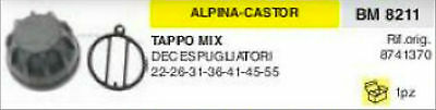 8741370 TAPPO MISCELA BENZINA DECESPUGLIATORE APLINA CASTOR 22 26 31 41 45 55