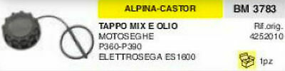 4252010 TAPPO OLIO E BENZINA MOTOSEGA APLINA CASTOR P 360 390 ELETTROSEGA 1600