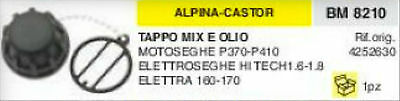 TAPPO OLIO E BENZINA MOTOSEGA APLINA CASTOR 370 410 ELETTROSEGA HITECH 160 170