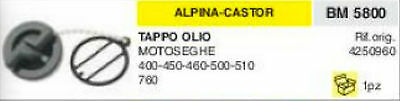 4250960 TAPPO OLIO catena  MOTOSEGA APLINA CASTOR 400 450 460 500 510 760