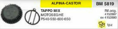 4152887 TAPPO BENZINA MISCELA MIX MOTOSEGA APLINA CASTOR 540 550 600 650