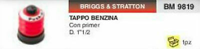 TAPPO BENZINA CON PRIMER RASAERBA BRISSG & STRATTON Ø 1" 1/2"  circa 40 mm