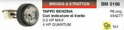 494277 TAPPO BENZINA LEVEL RASAERBA BRISSG & STRATTON 3,5 HP MAX 4 HP QUANTUM