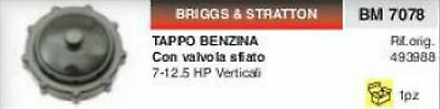 493988 TAPPO BENZINA CON SFIATO RASAERBA BRISSG & STRATTON 7 12,5 HP VERTICALE