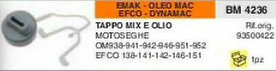 93500422 TAPPO MISCELA E OLIO MOTOSEGA EFCO 139 141 142 146 151 OLEO MAC DYNAMAC
