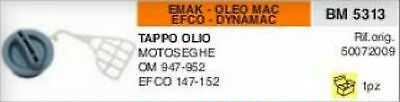 50072009 TAPPO OLIO MOTOSEGA OLEO MAC 947 952 EFCO 147 152 EMAK DYNAMAK