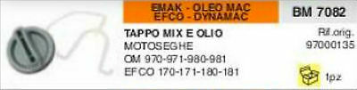97000135 TAPPO MISCELA E OLIO MOTOSEGA OLEO MAC 970 971 980 981 EFCO 170 171 180