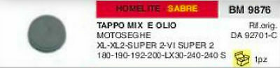 TAPPO MISCELA OLIO MOTOSEGA HOMELITE XL XL2 SUPER 180 190 192 200 30 240 LX30