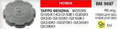 TAPPO BENZINA MOTORE HONDA G100 G150 G200 GX200 GX120 GX160 GX240 GX270 GX340