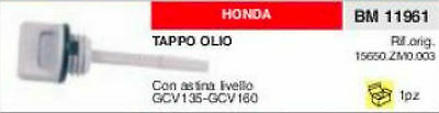 15650.ZM0.003 TAPPO OLIO RASAERBA MOTORE HONDA GCV135 GCV160 CON ASTINA LIVELLO