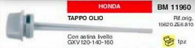 15620.ZE6.810 TAPPO OLIO MOTORE HONDA GXV120 GXV140 GXV160 CON ASTINA