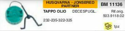 TAPPO MISCELA DECESPUGLIATORE HUSQVARNA JONSERED PARTNER 232 235 322 325