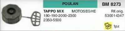 530013347 TAPPO SERBATOIO MISCELA MOTOSEGA POULAN 180 190 2000 2300 2350 5500
