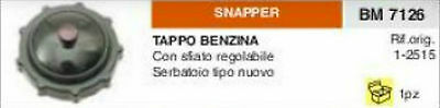 1-21515 TAPPO SERBATOIO BENZINA TRATTORINO RASAERBA SNAPPER con sfiato regolabil