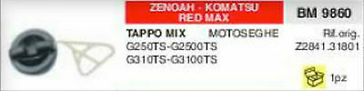 Z284131801 TAPPO SERBATOIO MOTOSEGA ZENOAH KOMATSU RED MAX 250 2500 310 3100