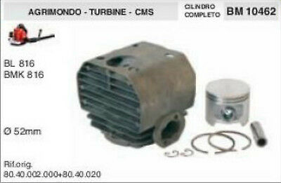 CILINDRO E PISTONE ATOMIZZATORE SOFFIATORE AGRIMONDO TURBINE CMS 816 Ø 52