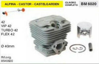 CILINDRO E PISTONE DECESPUGLIATORE ALPINA CASTOR CASTELGARDEN VIP 42 Ø 40 mm