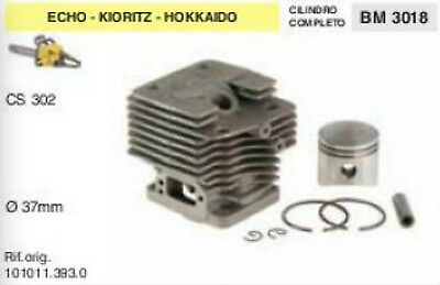 101011.393.0 CILINDRO E PISTONE MOTOSEGA ECHO KIORITZ HOKKAIDO CS 302 Ø 37 mm