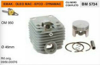 0950.00076 CILINDRO E PISTONE MOTOSEGA EMAK OLEO MAC 950 EFCO DYNAMAC Ø 46 mm
