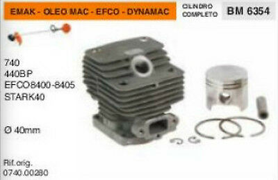 CILINDRO E PISTONE DECESPUGLIATORE OLEO MAC 740 440 EFCO 8400 8405 STARK Ø 40mm