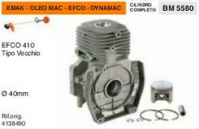 CILINDRO E PISTONE DECESPUGLIATORE OLEO MAC EFCO 410 Ø 40 mm EMAK DYNAMAC