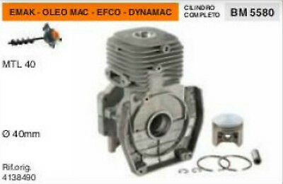 4138490 CILINDRO E PISTONE MOTOTRIVELLA OLEO MAC EFCO DYNAMAC EMAK Ø 40 mm