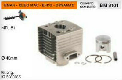 CILINDRO E PISTONE MOTOTRIVELLA OLEO MAC EFCO DYNAMAC EMAK MTL 51 Ø 40 mm