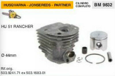 CILINDRO E PISTONE MOTOSEGA HUSQVARNA JONSEREDS HU 51 RANCHER Ø 44 mm