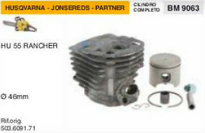 CILINDRO E PISTONE MOTOSEGA HUSQVARNA JONSEREDS HU 55 RANCHER Ø 46 mm