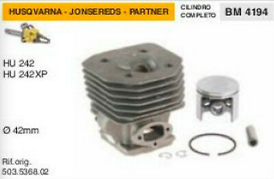 503.5368.02 CILINDRO E PISTONE MOTOSEGA HUSQVARNA JONSEREDS hu 242 xp Ø 42 mm