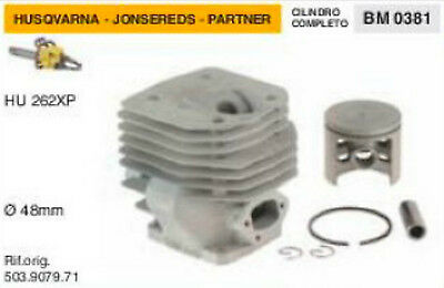 503.9079.71 CILINDRO E PISTONE MOTOSEGA HUSQVARNA JONSEREDS HU 262 XP Ø 48 mm