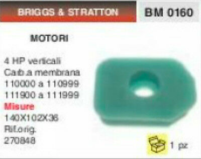 270848 FILTRO ARIA RASAERBA BRIGGS & STRATTON 4HP VERTICALE 140x102x106