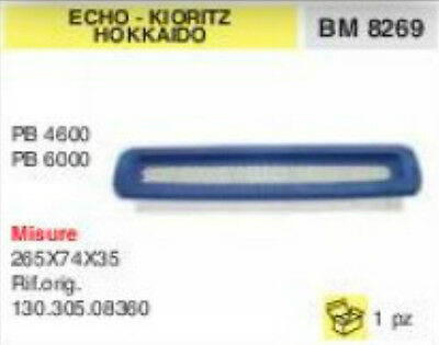 FILTRO ARIA ECHO KIORITZ HOKKAIDO PB4600 PB6000 PB 4600 6000 265x74x35