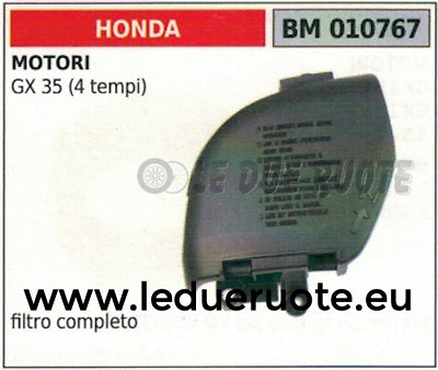 FILTRO ARIA COMPLETO spugna cassa filtrino MOTORE HONDA GX35 GX 35 4 tempi