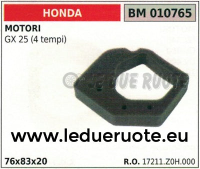 17211Z0H000 SPUGNA FILTRO ARIA MOTORE HONDA GX 25 GX25 4 tempi