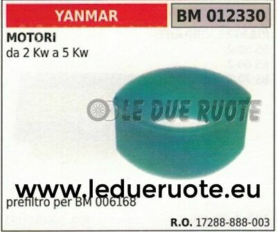 172888888003 PREFILTRO IN SPUGNA FILTRO ARIA MOTORE YANMAR DA 2 A 5 KW