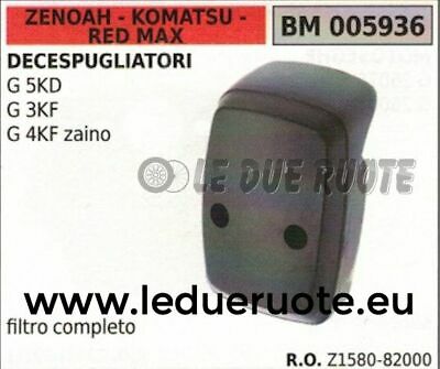 Z158082000 FILTRO ARIA COMPLETO DECESPUGLIATORE ZENOAH KOMATSU RED MAX G5KD