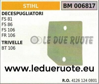41261240801 FILTRO ARIA DECESPUGLIATORE STIHL FS81 FS86 FS106 FR106