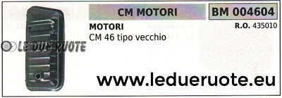 435010 MARMITTA SCARICO SILENZIATORE CM MOTORI CM 46 VECCHIO TIPO COMPLETO