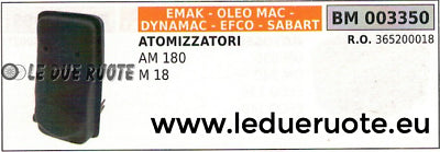 365200018 MARMITTA SCARICO SILENZIATOR ATOMIZZATORE EFCO OLEO MAC EMAK AM180 M18