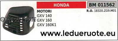 18320ZG9M01 PROTEZIONE MARMITTA SCARICO MOTORE HONDA GXV 140 160 160K1