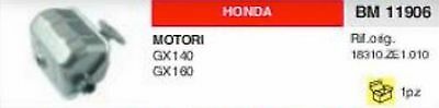 18310.ZE1.010 MARMITTA MOTORE HONDA GX140 GX160 GX 140 160 silenziatore scarico