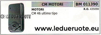 435090 MARMITTA SCARICO SILENZIATORE MOTORI CM46 CM 46 NUOVO TIPO COMPLETO