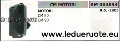 435030 MARMITTA SCARICO SILENZIATORE COMPLETO MOTORI CM80 CM90 CM 80 90